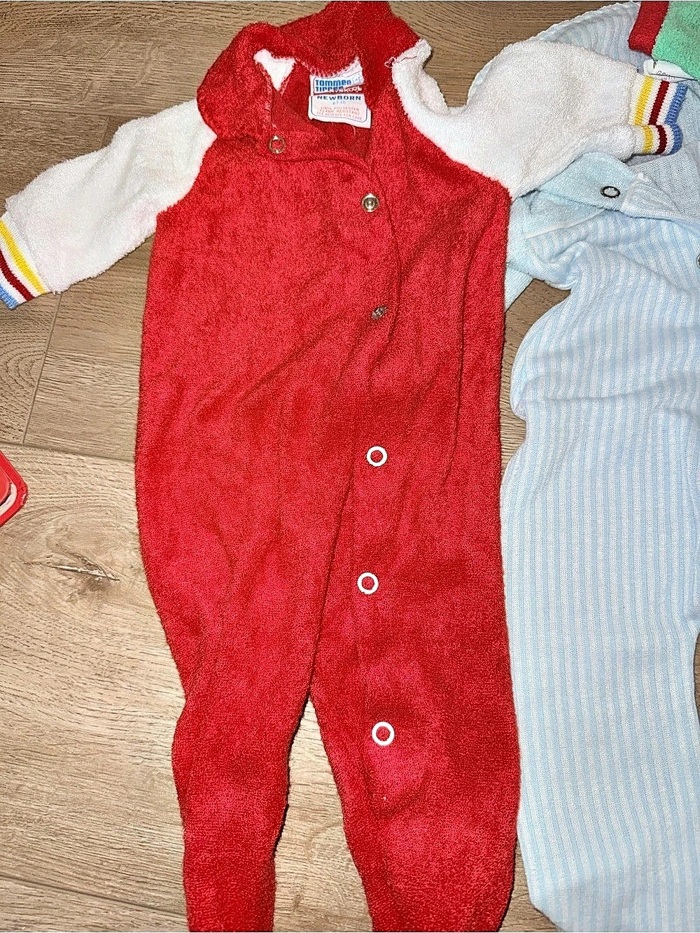 Tommee Tippee / Playskool Baby Newborn Footie 3-Piece Set (Vintage Sleepers)